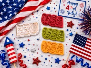 4th of July USA Cookie Cutter | Patriotic Treats
