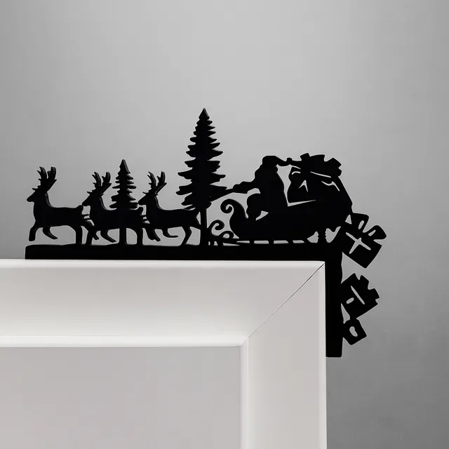 Christmas Door Decoration – Reindeer Silhouette — Фото 2 из 3