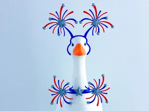 Fireworks Desk Goose Gear