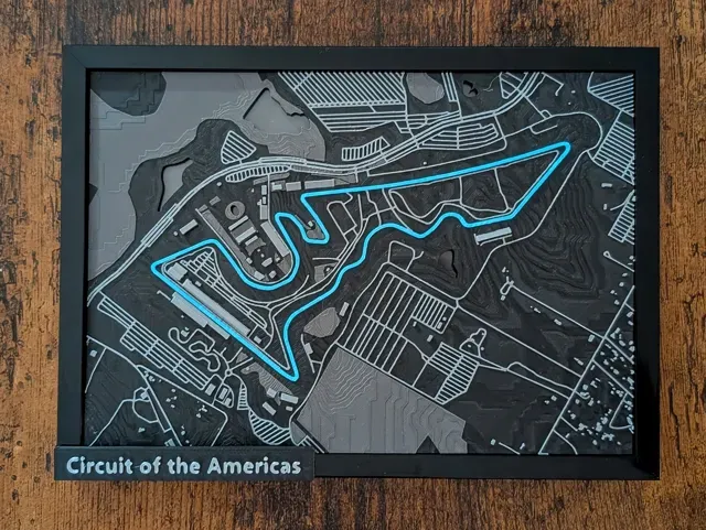 Circuit of the Americas 3D Miniature v2 — Фото 4 из 13