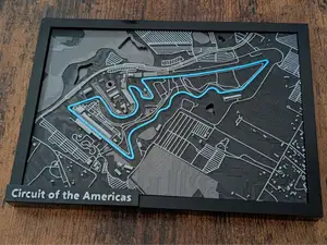 Circuit of the Americas 3D Miniature v2