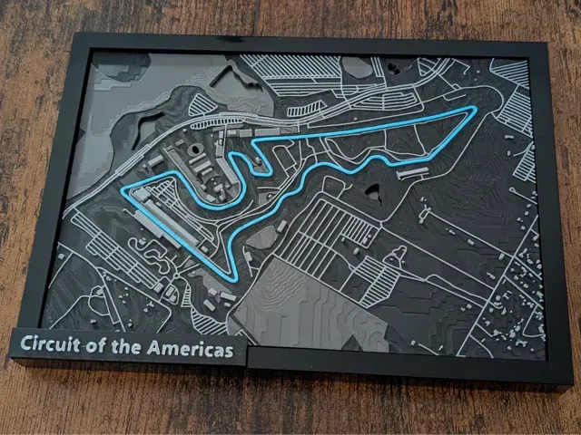 Circuit of the Americas 3D Miniature v2