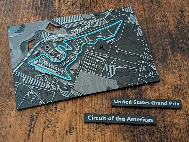 Circuit of the Americas 3D Miniature v2 — Фото 2 из 13