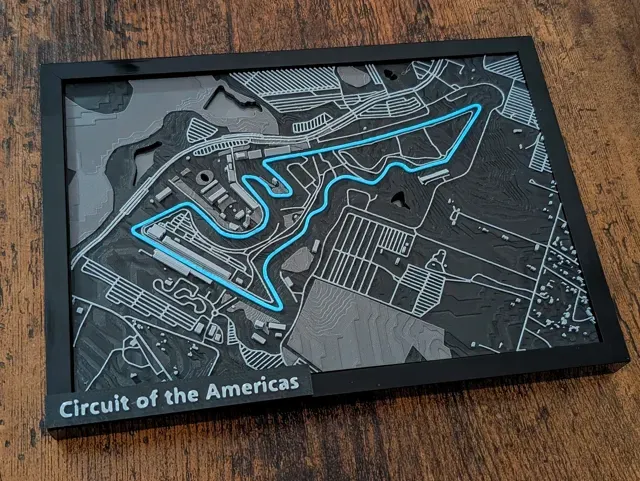 Circuit of the Americas 3D Miniature v2 — Фото 3 из 13
