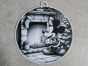 Mickey Mouse chocolate Christmas ornament