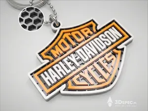 Harley-Davidson | Honeycomb Iron Edition keychain