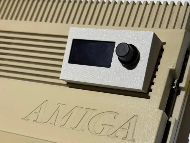 Amiga Gotek 1.54" OLED & Rotary Encoder Housing