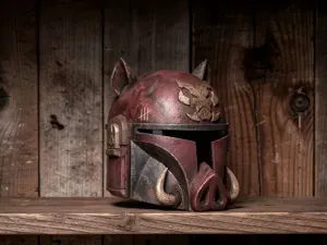 Hog Helmet "Request Helmet"Gamorrean/Mandalore mix