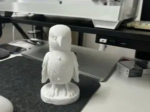 Gothic Raven Chibi Figurine | 3D Collectible