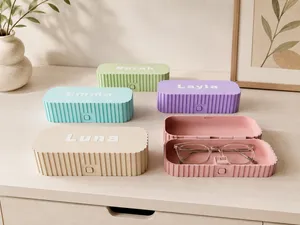 Customizable name glasses case