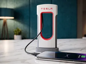 "Mini-Supercharger" Mobile Phone Charging Station