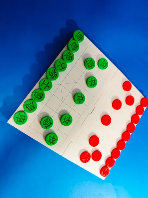中国象棋，收纳盒棋盘，简约繁体字版 — Image 3 of 7