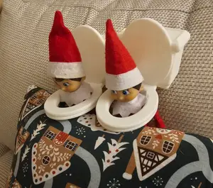 Elf On The Shelf EOTS Skibidi toilet prop