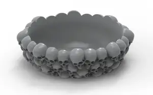 Skull bowl