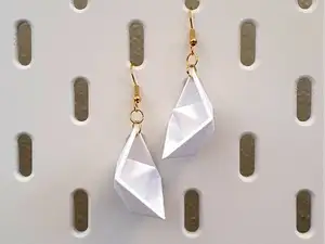Paper boat - Origami Earrings