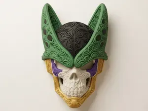 Cell calavera - Dragon Ball Arte de pared