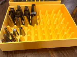 Piping tip organizer Baking organization
