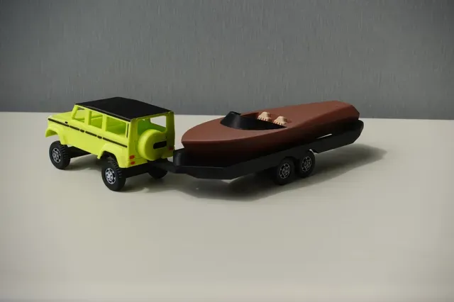 Mini G 4x4 wth Suspension Playset + Trailer & Boat — Фото 9 из 11
