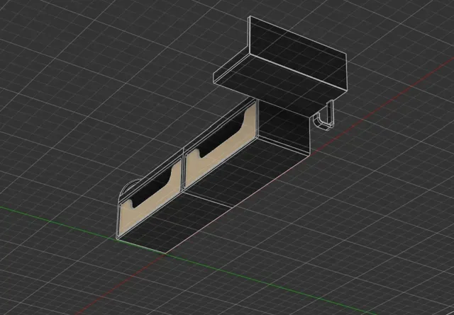 Wall-Mounted Corner Bathroom Shelf with Drawers — Image 4 of 6
