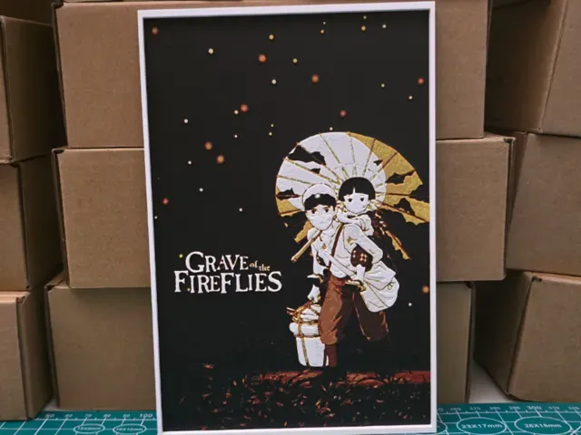Grave of the Fireflies Movie Poster - Hueforge Art