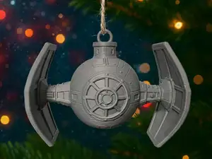 Tie Fighter (V2.0) Christmas Bauble * No AMS