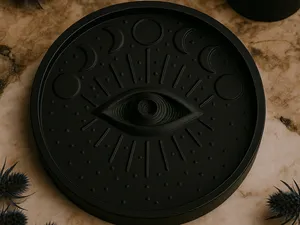 Mystic Eye Tray – Moon Phase Trinket Dish