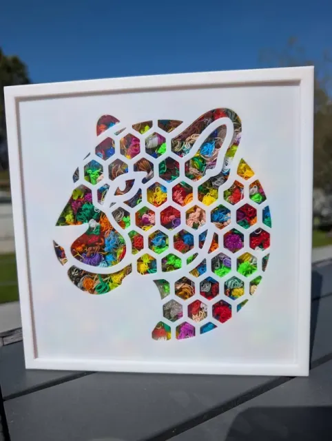 Pochoir Lion Graphique – pour boîte à crottes — Фото 2 из 2