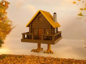 Baba Yaga Cabin - Witch Hut with Chicken Legs