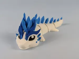 Ice Dragon - Articulated Figure Keychain