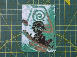 MTG Commander Deck Box inlay Toph Avatar HueForge