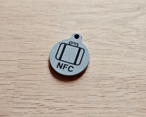 NFC-Tag Suitcase Keychain