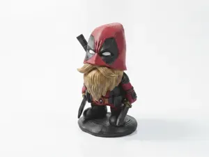 Deadpool Gnome Figurine Marvel 3D Printable