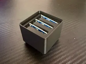 Gridfinity Oled display holder (stackable)
