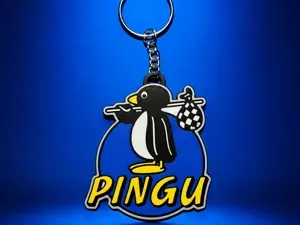 adorable Pingu keychain