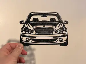 Wall Art Car - Mercedes W211
