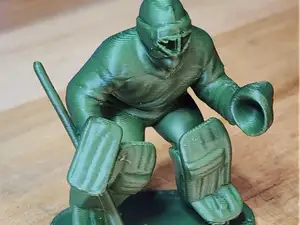 Miniature NHL Hockey Goalie Player Mini Sculpture