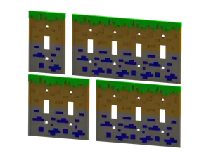 Minecraft Light Switch Covers (Toggle)
