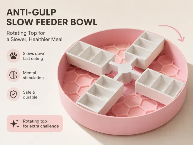 Rotating Dog Slow Feeder Bowl — Фото 2 из 8