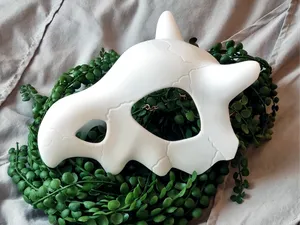 Pokemon Cubone Skull Mask for Cosplay or Decor