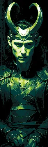 Set of 3 Bookmarks of Fan Art of the Marvel Universe - Thor, Loki and the Hulk — Фото 4 из 5