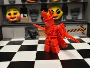 Articulated 1x1x1x1 figure (REWORK)