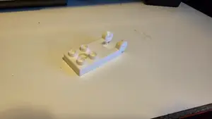 Plate 2 x 3 with Hinge and Hole comp."BRICK DUPL0"