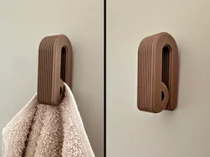 Slide-In Kitchen Towel Holder | Tape & Screw Mount