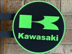 Kawasaki - 2 Sided Lightbox Wall Mount Sign