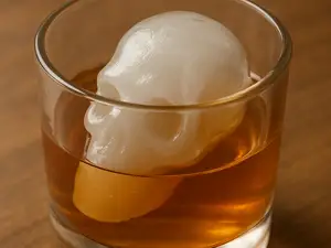 ice mold - skull shape