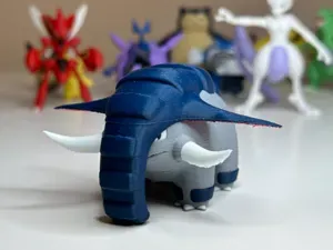 Donphan Pokemon 4 color 38mm tall