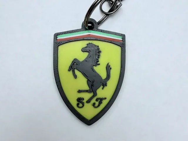 Ferrari Logo Keychain