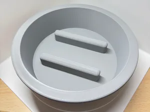 Anti-Gulping Kibble Bowl – Printed for Fast Eaters