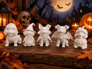Cute Halloween Costume Monster Dogs Squad