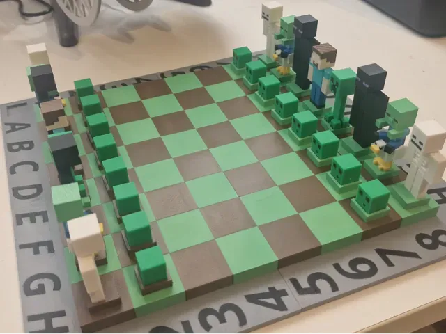 Minecraft Schach-Set (magnetisch)
